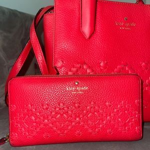 Red Kate Spade wallet